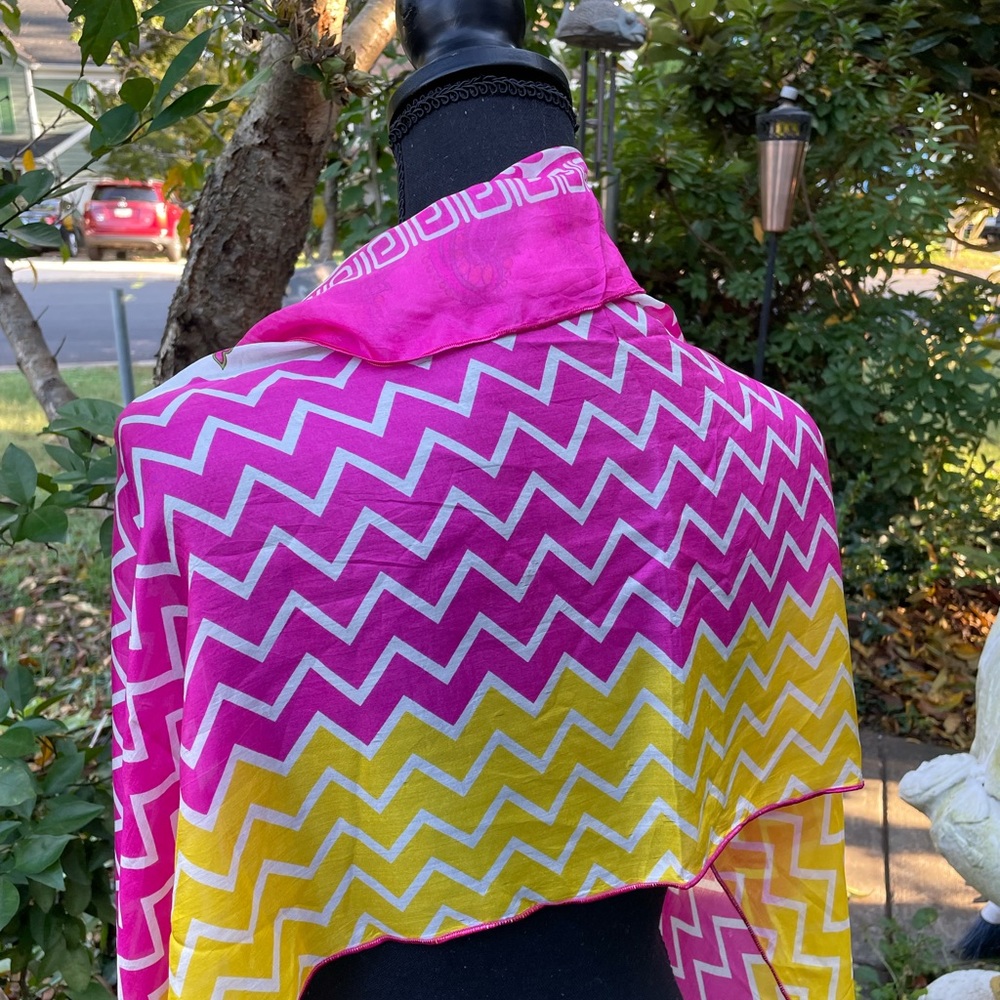 Silk Scarf Rectangular Shape, Very Thin - image 6